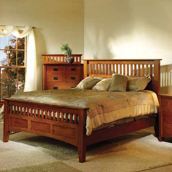 Mission Antique Bedroom Set In Bedroom Amish Furniture