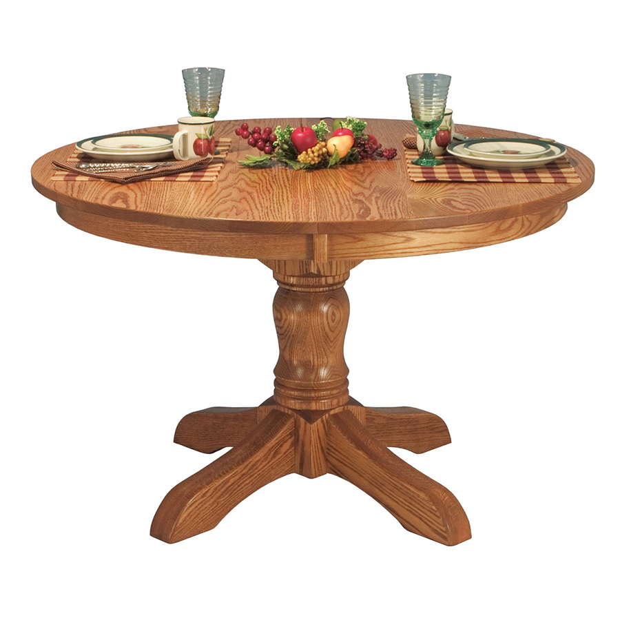 McKenzie Single Pedestal Dining Table - Buy Custom Amish ...