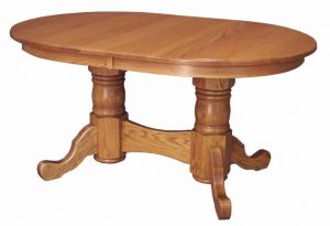 Double Pedestal Table
