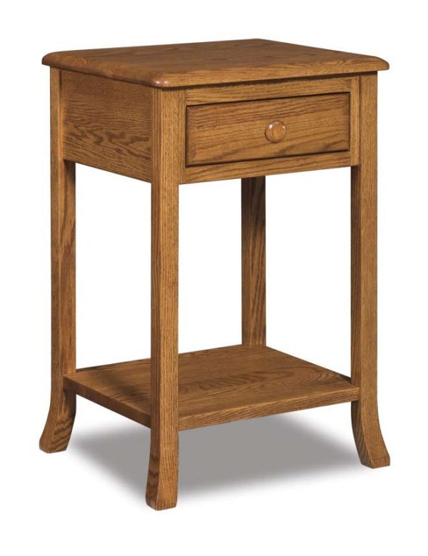 Carlisle 1 Drawer Open Nightstand 019