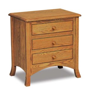 Carlisle 3 Drawer Nightstand 025