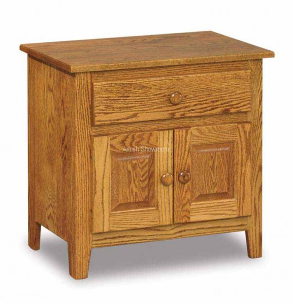 Shaker 1 Drawer 2 Door Nightstand JRS 026