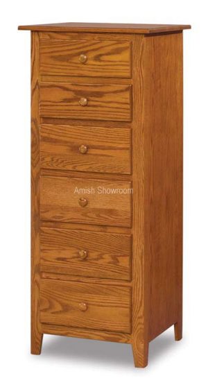 Shaker 6 Drawer Lingerie Chest JRS 024