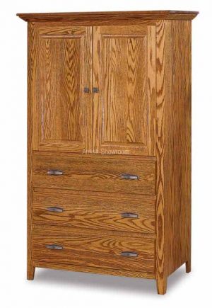 Shaker Armoire 3 Drawers 2 Doors JRS 041-3