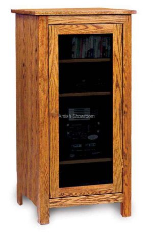 Custom Hardwood Stereo Cabinets Amish Showroom