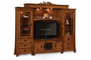 Modesto 6-Piece Wall Unit with Adjustable Bridge FVE-049-MD - 5 widths