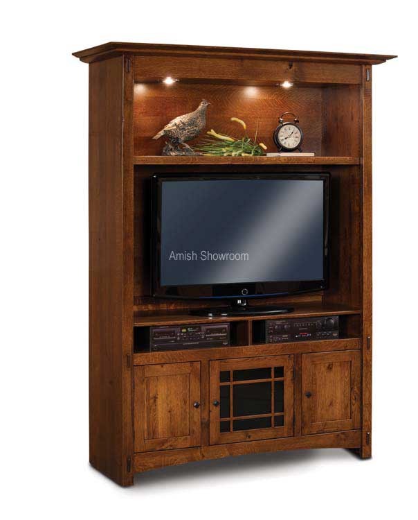 Custom Solid Wood Entertainment Centers Amish Showroom Colbran Center Piece Only Wall Unit Fve 191 Cb