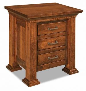 Empire 3 Drawer Nightstand 025