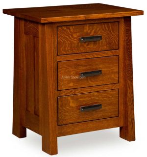 Freemont Mission 3 Drawer Nightstand FR 303D