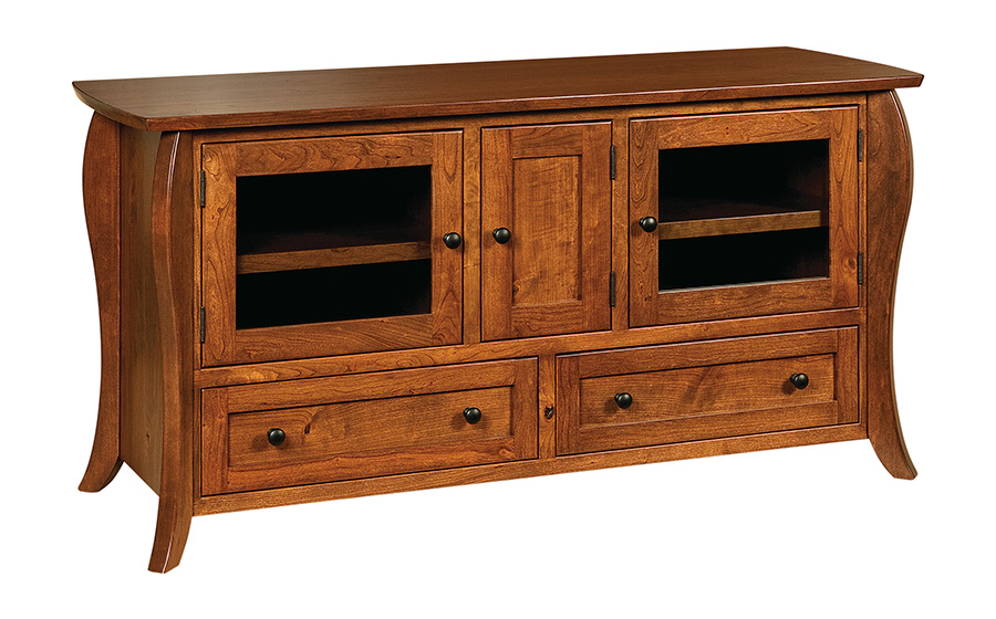 Quincy TV Cabinet Q2160TV | Living Room | Amish Furniture