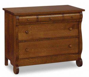Old Classic Sleigh 5 Drawer Child's Chest JRO  032