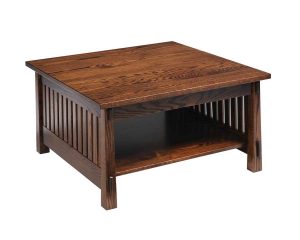 Country Mission Square Coffee Table - oak - 4575