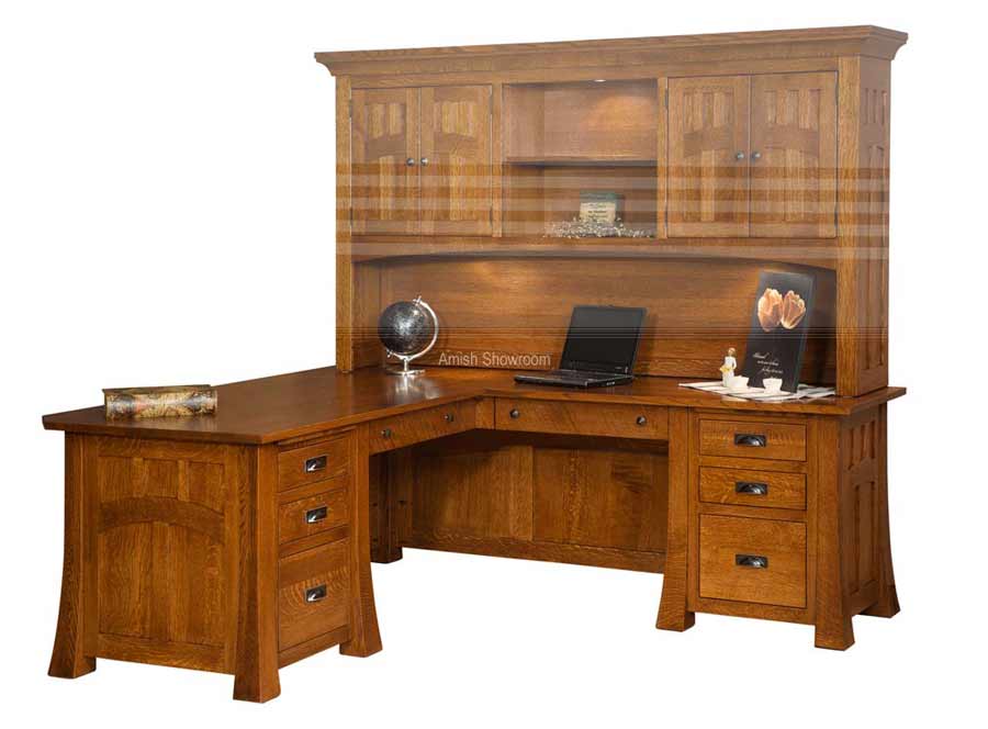 Bridgefort Mission Corner Desk Bmf7488cd For 3 990 00 In Office