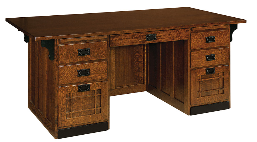 Mission Executive Desk In Office Buy Custom Amish Furniture