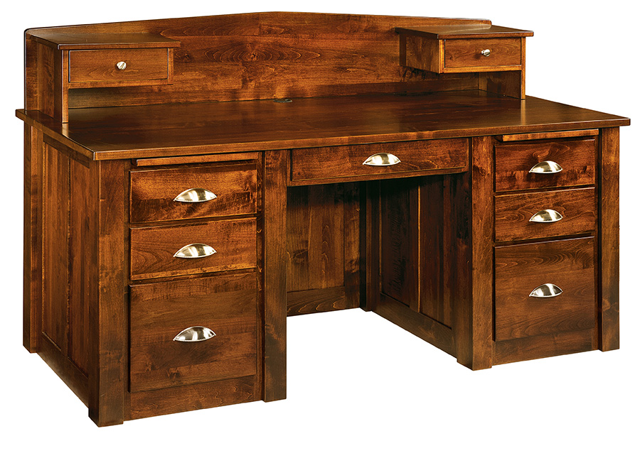 Dallas Desk Eb1023 For 1 342 00 In Office Amish Furniture
