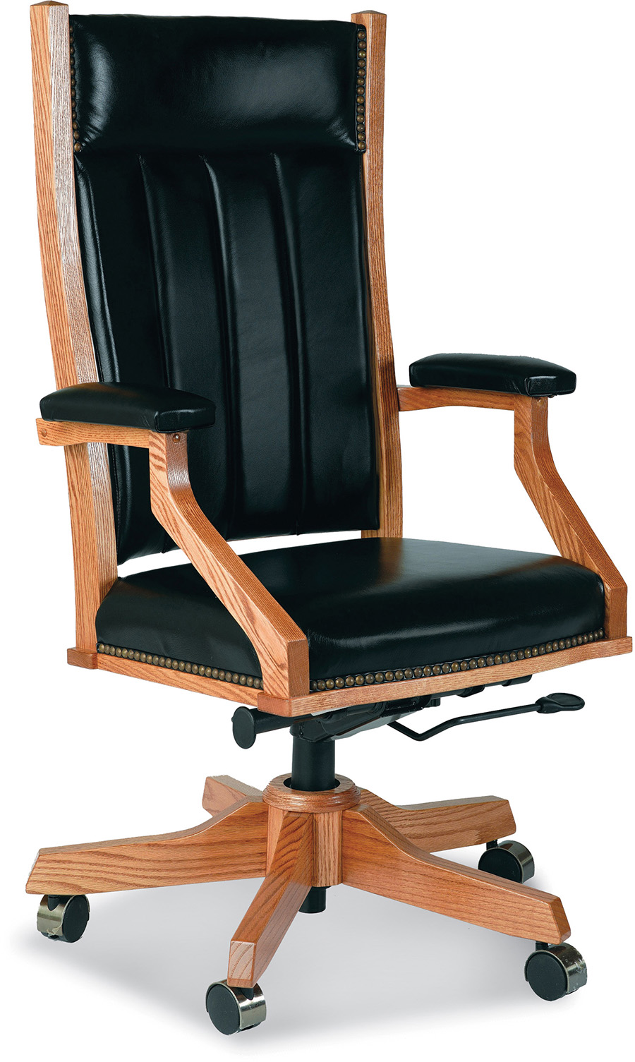 Mission Desk Chair In Office Buy Custom Amish Furniture