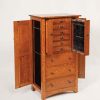 48"  Bungalow Mission Jewelry Armoire 154