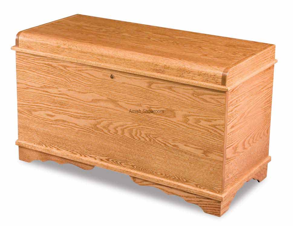 Waterfall Cedar Chest For 730 00 In Bedroom Amish Furniture