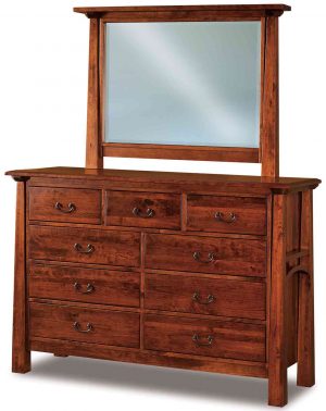 Artesa 9 Drawer Dresser 058 w additional mirror
