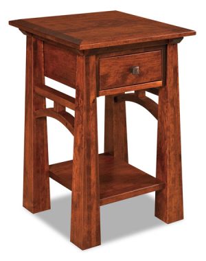 Artesa 1 Drawer Open Nightstand 019