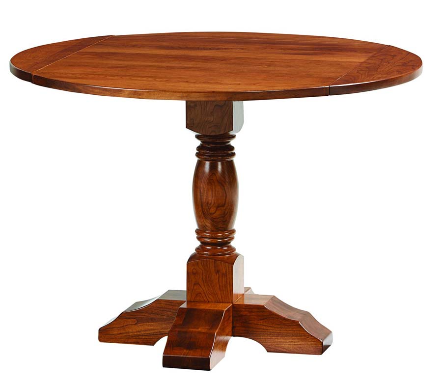 Powell Drop Leaf Pedestal Table Custom Amish Furniture Powell Drop Leaf Pedestal Table Custom Amish Furniture For In Coates Mn Showroom