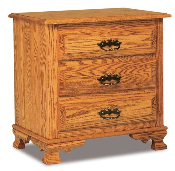 Hoosier Heritage 3 Drawer nightstand 025