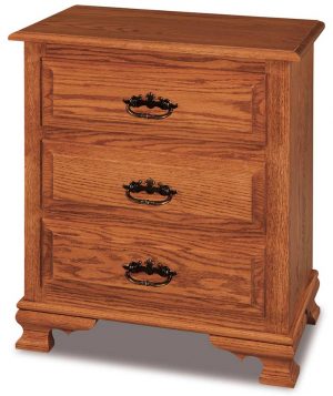 Hoosier Heritage 3 Drawer Nightstand 027