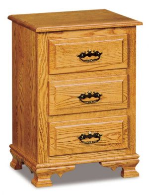 Hoosier Heritage 3 Drawer Nightstand JRH 021