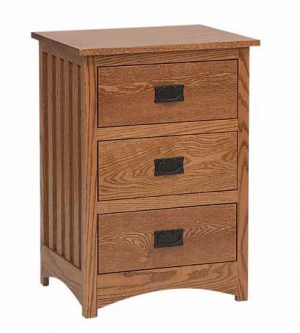 Schwartz Mission Nightstand - Amish Built - Solid Wood 