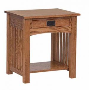 Schwartz Mission Open Nightstand - Amish Built - Solid Wood