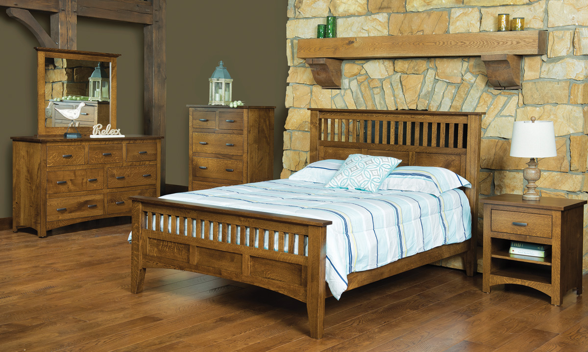 Siesta Mission Bedroom Set in Bedroom | Amish Furniture