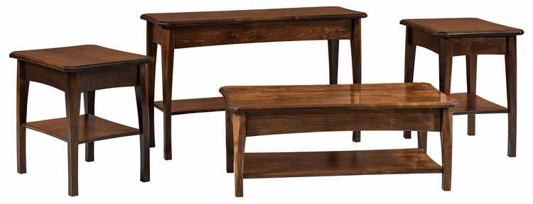 Perry Tall End Table Buy Custom Amish Furniture Amish