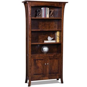 Ensenada Bookcase with Doors FVB-010-EN