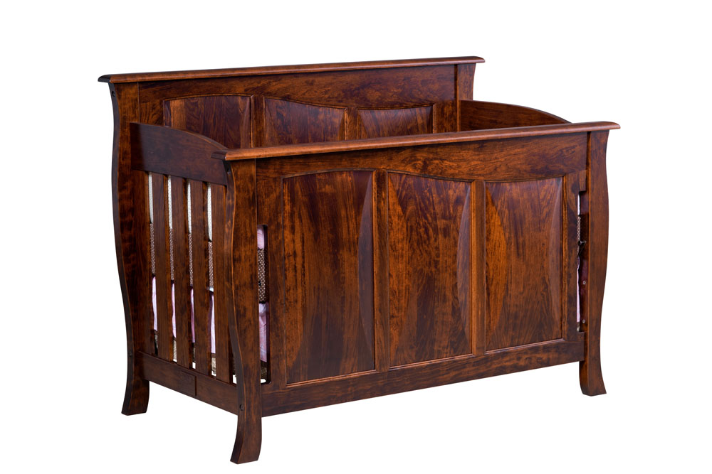 Amish made on sale baby cribs