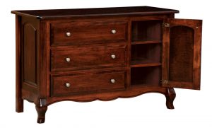 French Country 3 Drawer w/ Door