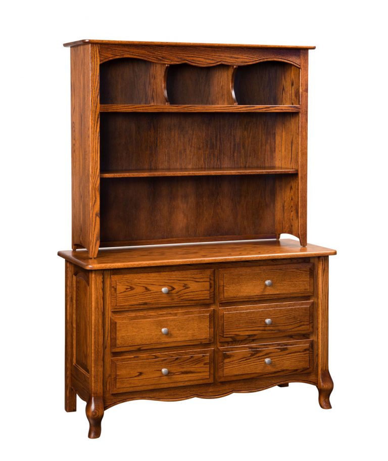 French Country Hutch Top Buy Custom Amish Furniture
