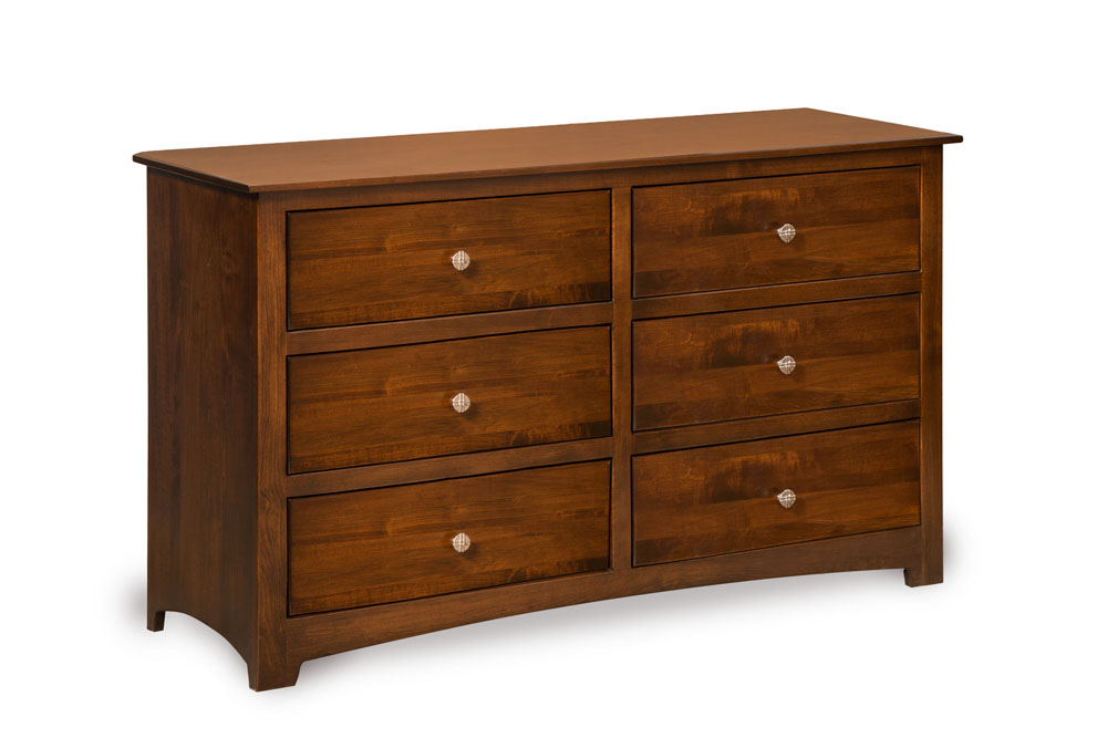 Monterey 6 Drawer Dresser Buy Custom Amish Furniture Amish