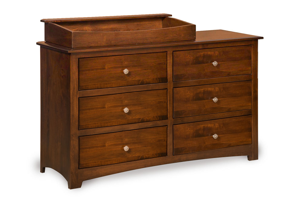 Monterey 6 Drawer Dresser Buy Custom Amish Furniture Amish