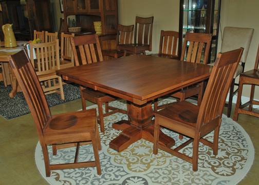 Amish dining room table