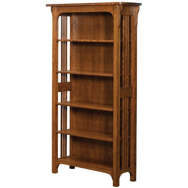 Craftsman Mission Bookcase Buy Custom Amish Furniture