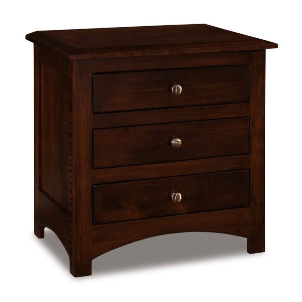 Finland 3 Drawer Nightstand 025