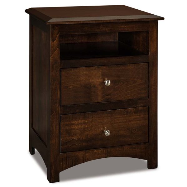 Finland 2 Drawer Nightstand with opening 029-2