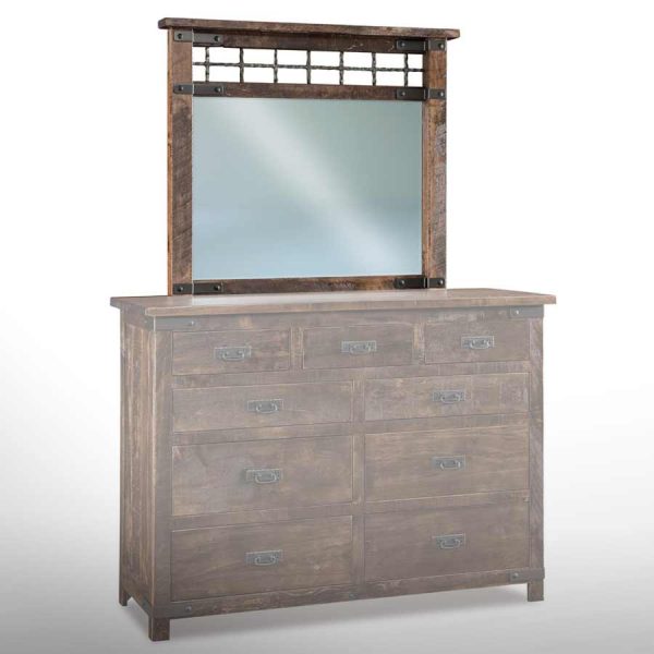 Ironwood Beveled Mirror 030