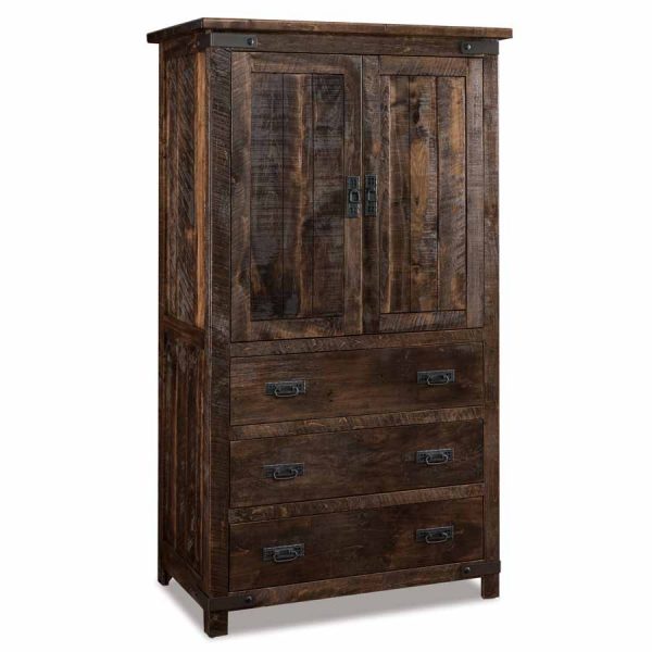 Ironwood Armoire 041-3