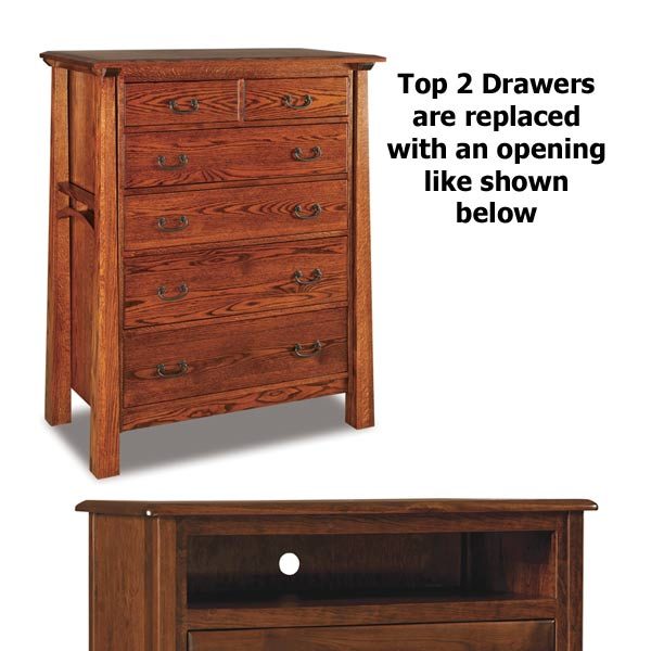 Artesa 4 Drawer Media Chest 040-2
