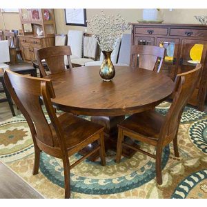 IN-STOCK - Barrington Pedestal Table & 6 Ramsey Side Chairs
