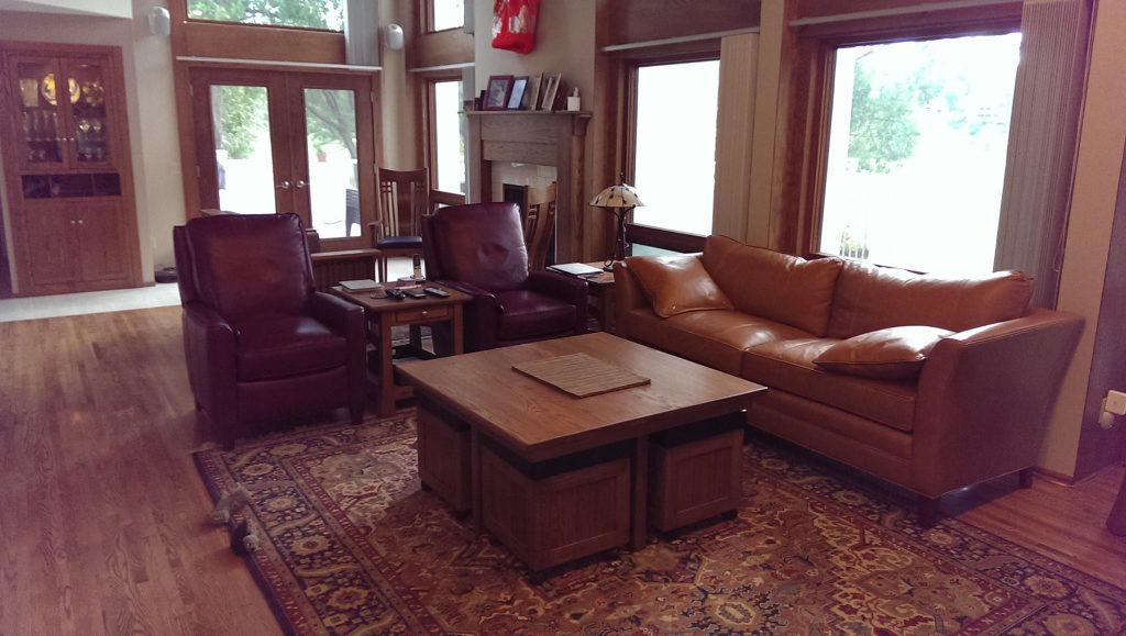 Living Room with Amish Furniture