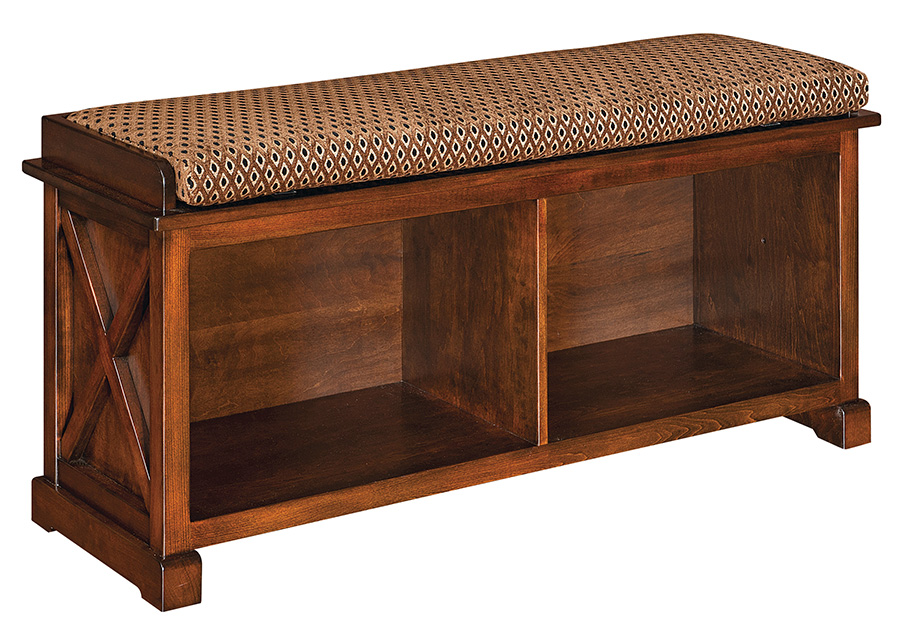 Amish Furniture Showroom Dexter Bench