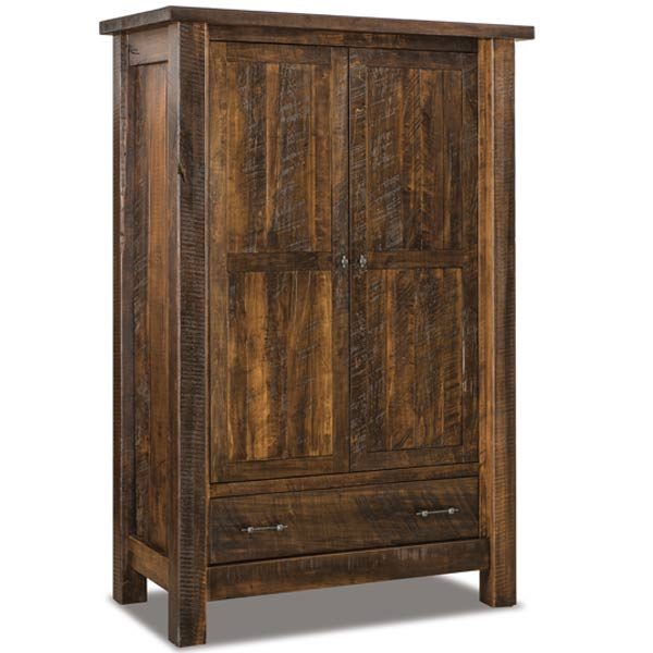 Houston Wardrobe Armoire 050 Buy Custom Amish Furniture Amish