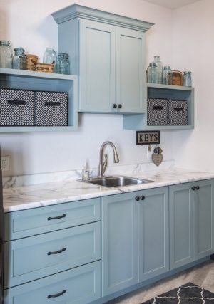 Custom Laundry Room Cabinets